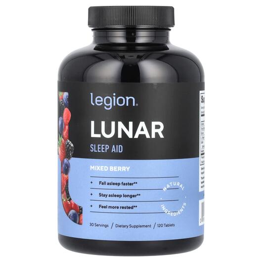Основное фото товара Поддержка сна, Lunar Sleep Aid Mixed Berry, 120 таблеток