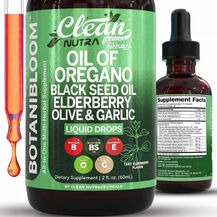 Олія орегано Oregano Oil Drops Clean Nutra 60 мл Олія орегано Oregano Oil Drops Clean Nutra 60 мл