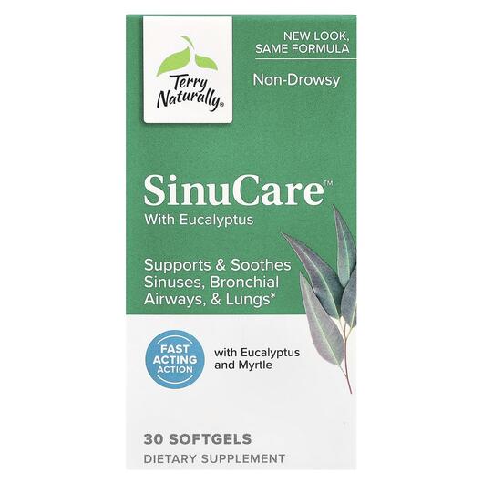 Основное фото товара Поддержка носовых пазух, SinuCare with Eucalyptus, 30 капсул