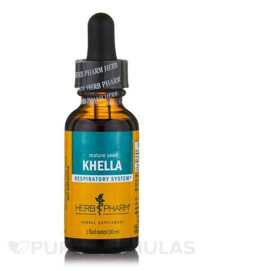 Основное фото товара Herb Pharm, Поддержка органов дыхания, Khella, 30 мл