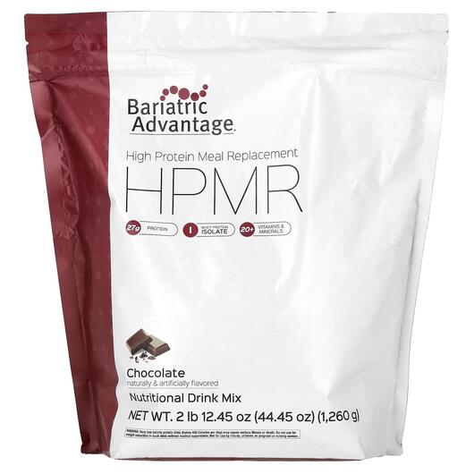 Основное фото товара HPMR High Protein Meal Replacement Chocolate, Заменитель еды, 126