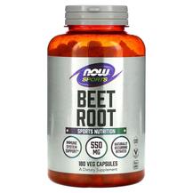 Sports Beet Root 550 mg Красная свекла 550 мг NOW Foods