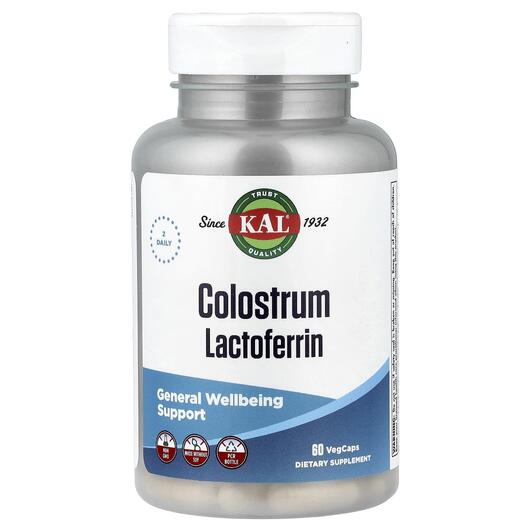 Основное фото товара KAL, Лактоферрин, Colostrum Lactoferrin, 60 капсул