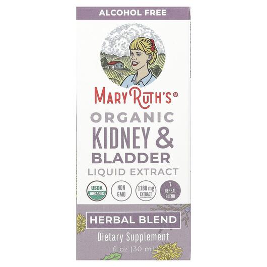 Основное фото товара Поддержка почек, Organic Kidney & Bladder Liquid Extract, 30 