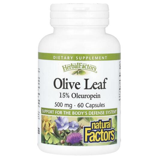Основное фото товара Экстракт оливковых листьев, Olive Leaf 500 mg, 60 капсул