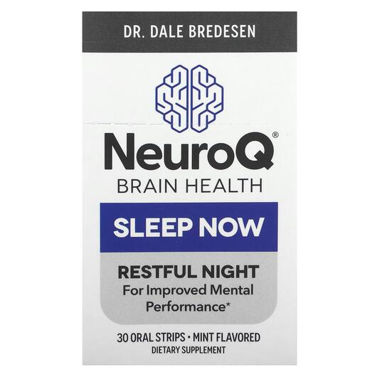 Основное фото товара Мелатонин, NeuroQ Brain Health Sleep Now Mint, 30 таблеток