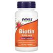 NOW, Биотин 5000 мкг, Biotin 5000 mcg, 60 капсул