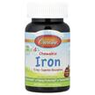 Carlson, Железо 15 мг, Kid's Chewable Iron, 60 таблеток