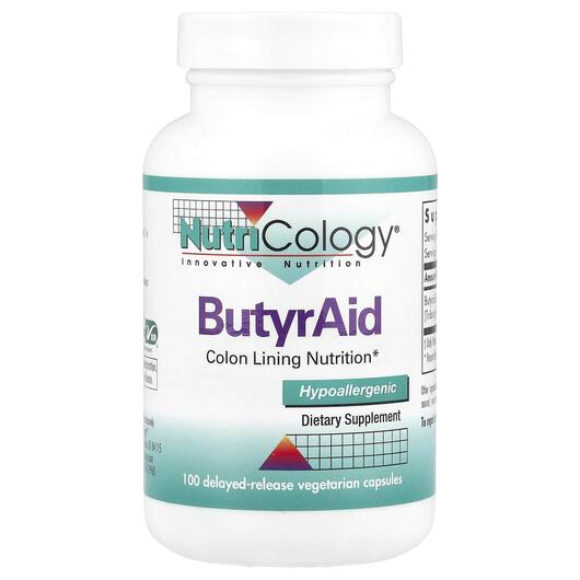 Основное фото товара Nutricology, Кальций Магний, ButyrAid, 100 таблеток