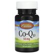 Carlson, Коэнзим CoQ10, CoQ10 50 mg, 30 капсул
