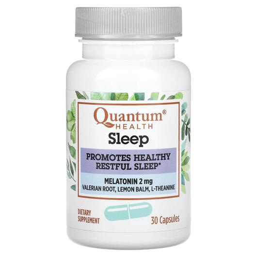 Основное фото товара Quantum Health, Мелатонин, Sleep Melatonin, 30 капсул