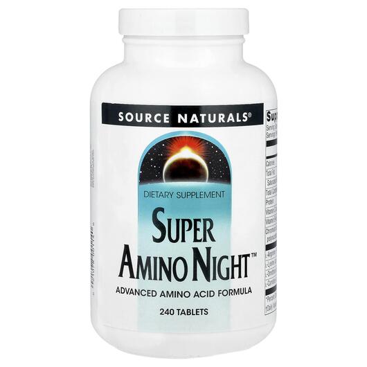 Основное фото товара Супер Амино Ночь, Super Amino Night 240, 240 таблеток