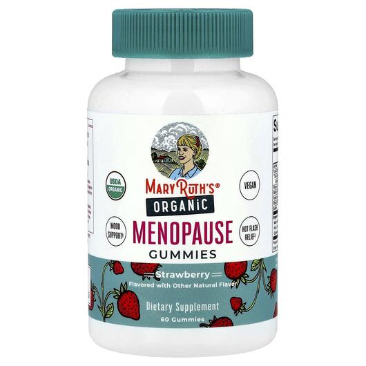 Основное фото товара Organic Menopause Gummies Strawberry, Поддержка менопаузы, 60 таб