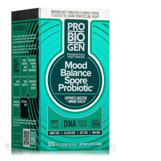 Основное фото товара Поддержка стресса, Mood Balance Spore Probiotic, 120 капсул