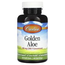 Golden Aloe 100 mg Алоэ вера Carlson 60 капсул
