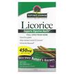 Солодка 450 мг, Licorice 450 mg 90 Vegetarian, 90 капсул