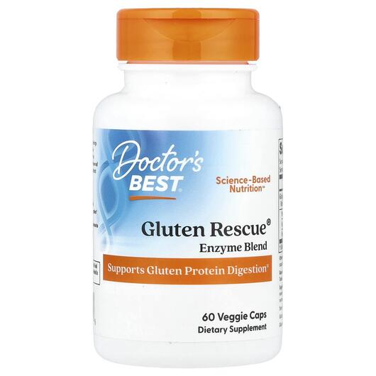 Основное фото товара Doctor's Best, Глюталитик, Gluten Rescue Glutalytic, 60 капс