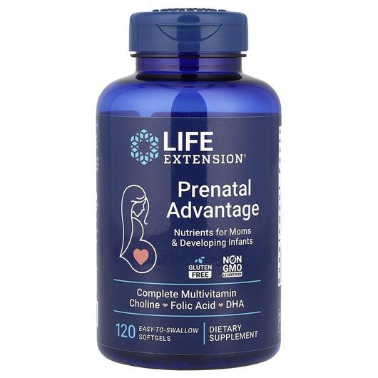 Основное фото товара Витамины для беременных, Prenatal Advantage, 120 капсул