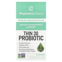 Thin 30 Probiotic 15 Billion CFUs Пробиотики