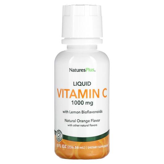 Основное фото товара Витамин C, Liquid Vitamin C Natural Orange 1000 mg, 236.56 мл