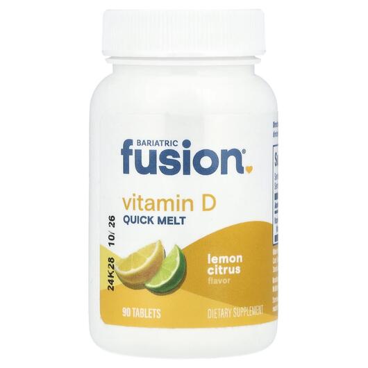 Основное фото товара Quick Melt Vitamin D Lemon Citrus 125 mcg, Витамин D3, 90 таблето