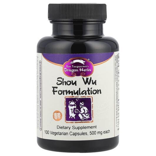 Основное фото товара Горец многоцветковый, Shou Wu Formulation 500 mg, 100 капсул