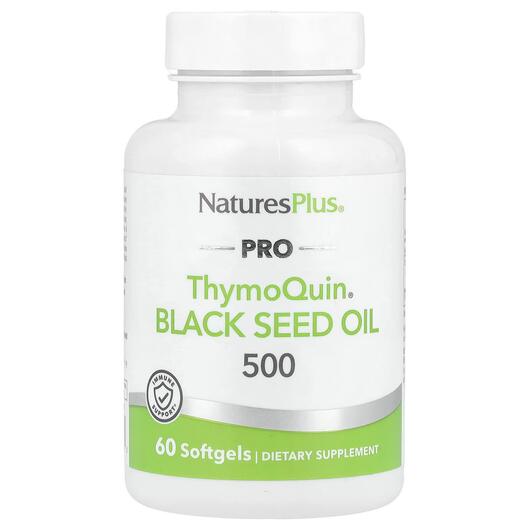 Основное фото товара Черный тмин, Pro ThymoQuin Black Seed Oil 500, 60 капсул