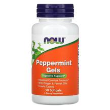 Масло м’яти перцевої Peppermint Gels NOW 90 капсул Масло м’яти перцевої Peppermint Gels NOW 90 капсул