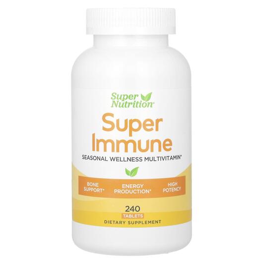 Основне фото товара Super Nutrition Super Immune Immune-Strengthening, Мультивітаміни