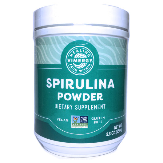 Основное фото товара Vimergy, Спирулина, Spirulina Powder, 250 г