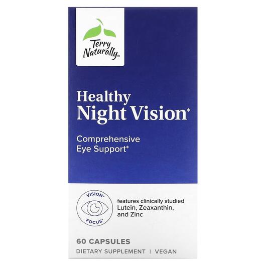Основне фото товара Healthy Night Vision, Підтримка здоров'я зору, 60 капсул
