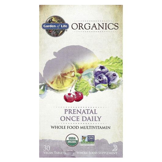 Основное фото товара MyKind Organics Prenatal Once, Витамины для беременных, 30 таблет