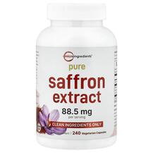 Pure Saffron Extract Шафран Micro Ingredients 240 капсул