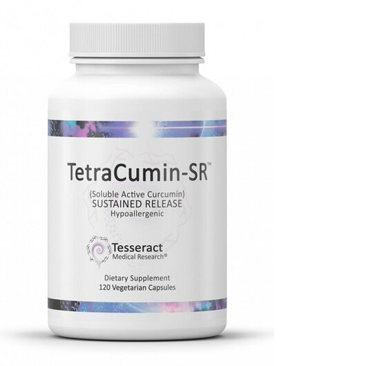 Основное фото товара Tesseract Medical Research, Куркумин, TetraCumin-SR, 120 капсул