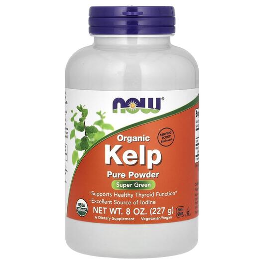 Основное фото товара NOW, Ламинария в порошке, Kelp Pure Powder, 227 г