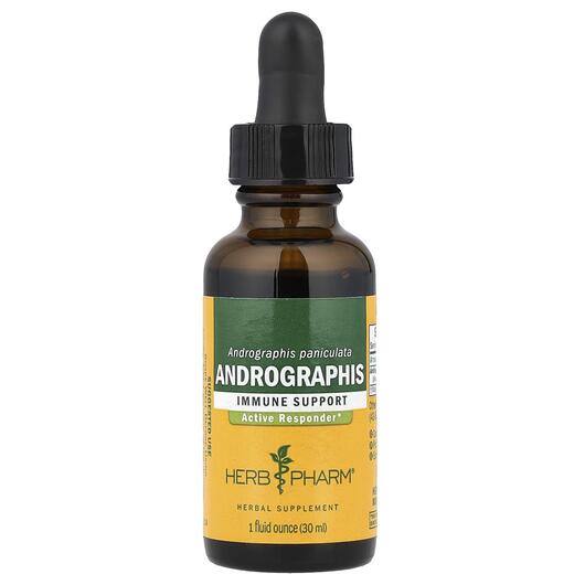 Основное фото товара Herb Pharm, Андрографис, Andrographis, 30 мл