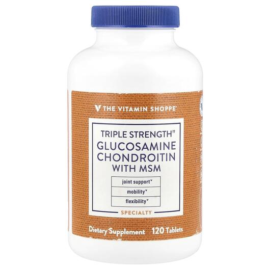 Основное фото товара Triple Strength Glucosamine Chondroitin, Глюкозамин Хондроитин, 1