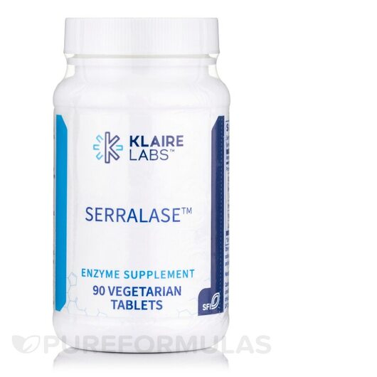 Основное фото товара Klaire Labs, Альфа-липоевая, Serralase, 90 таблеток