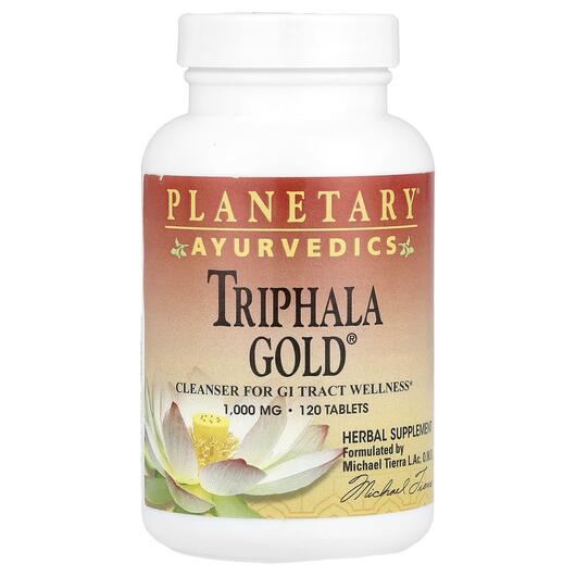 Основное фото товара Трифала, Ayurvedics Triphala Gold 1000 mg, 120 таблеток
