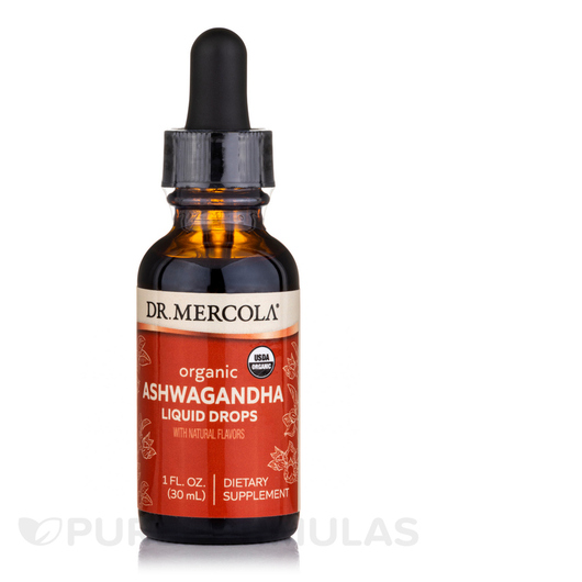 Основное фото товара Dr. Mercola, Ашваганда, Organic Ashwagandha Liquid Drops, 30 мл