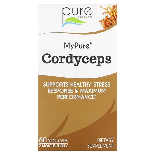 Основное фото товара Pure Essence, Грибы Кордицепс, MyPure Cordyceps, 60 капсул