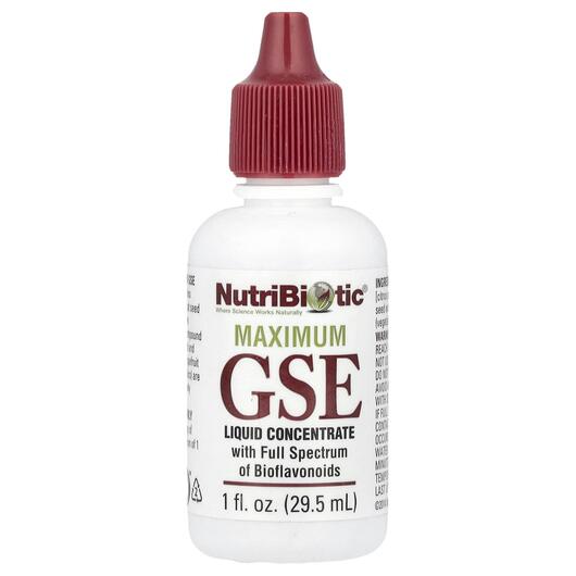 Основное фото товара NutriBiotic, Концентрат, Maximum GSE Liquid, 29.5 мл