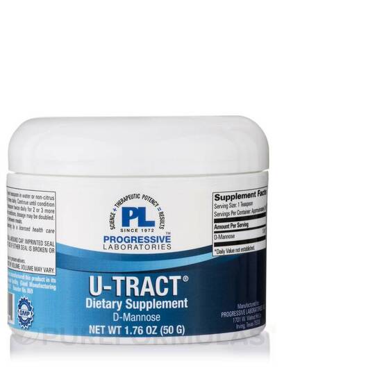 Основное фото товара Progressive Labs, Д-манноза, U-Tract D-Mannose, 50 г
