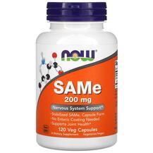 SAMe 200 mg SAMe 200 мг NOW 120 капсул