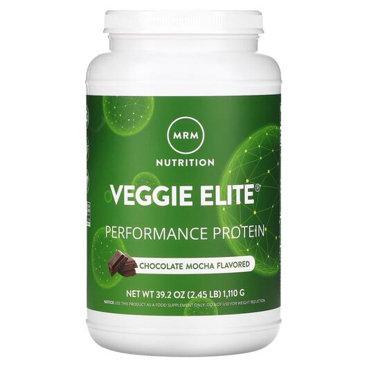 Основное фото товара Протеин, Veggie Elite Performance Protein Chocolate Mocha, 1110 г