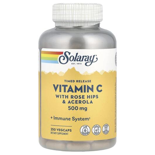 Основное фото товара Витамин С 500 мг, Timed Release Vitamin C 500 mg, 250 капсул