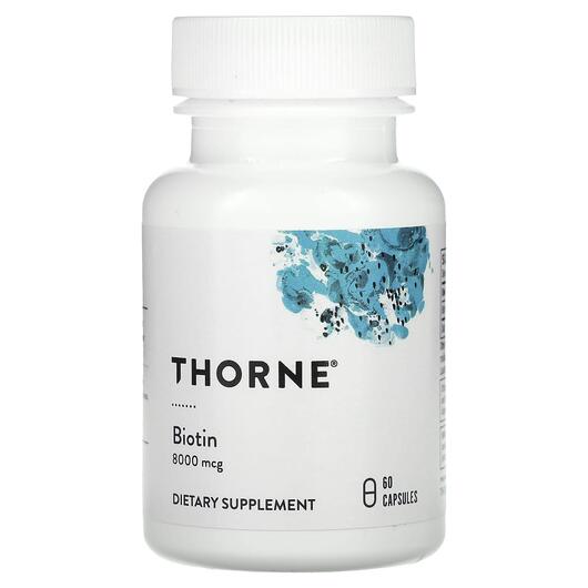 Основное фото товара Thorne, Биотин-8, Biotin-8 60, 60 капсул