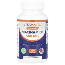 Вітамін B3 Ніацин Niacinamide 500 mg Vitamatic Вітамін B3 Ніацин Niacinamide 500 mg Vitamatic