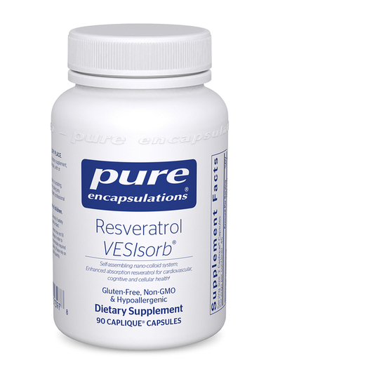 Основное фото товара Pure Encapsulations, Ресвератрол, Resveratrol VESIsorb, 90 капсул