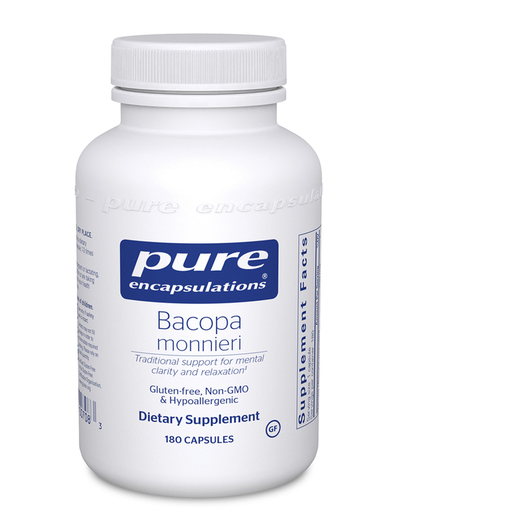 Основное фото товара Pure Encapsulations, Бакопа Монье, Bacopa monnieri, 180 капсул